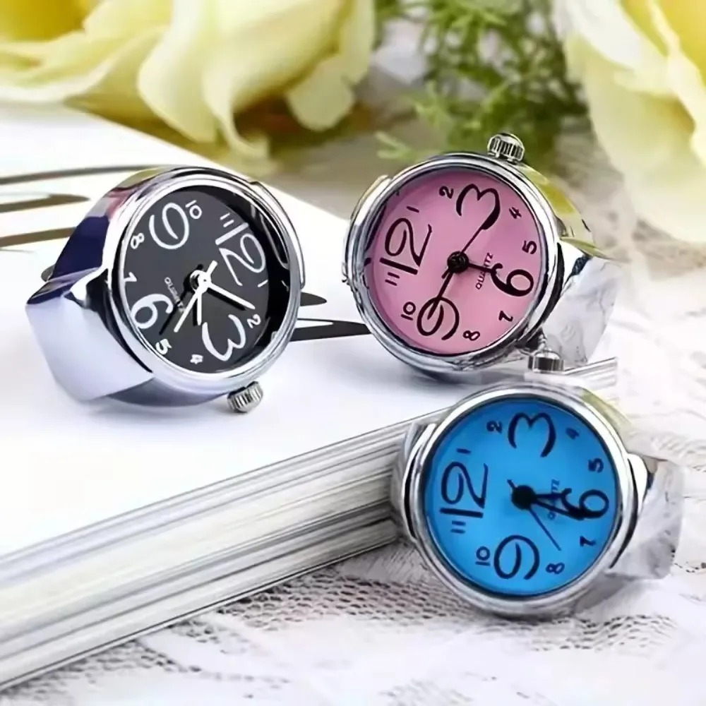 Vintage Jewelry Watches Women - Vintage Kabuk Kuvars Parmak İzle Yüzük
