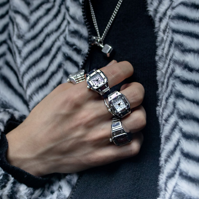 Vintage Jewelry Watches Women - Öpücük takı Vintage Y2K parmak İzle