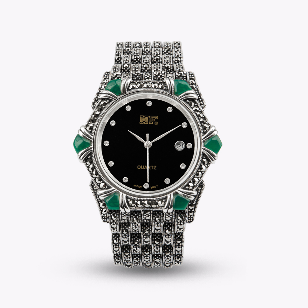 Vintage Jewelry Watches Women - Kadınlar için Kuvars Saatler, 925 Ayar