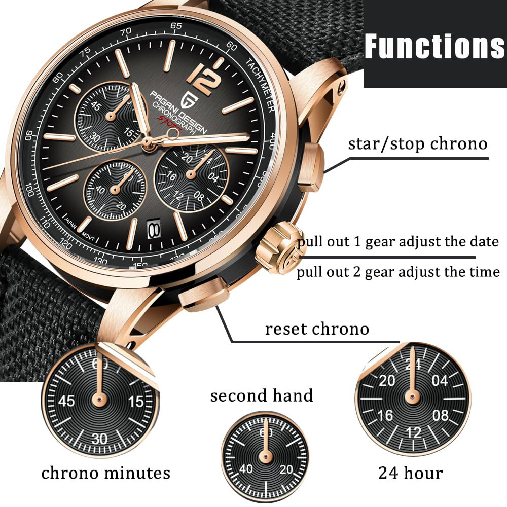 Jewelry Inspired Watches - PAGANI DESIGN Yeni Erkek Saati 41mm