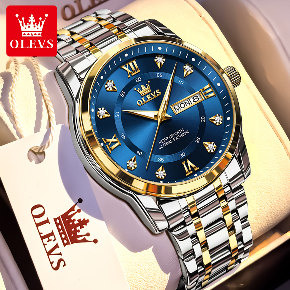 Jewelry Inspired Watches - OLEVS Marka Moda erkek saatler paslanmaz