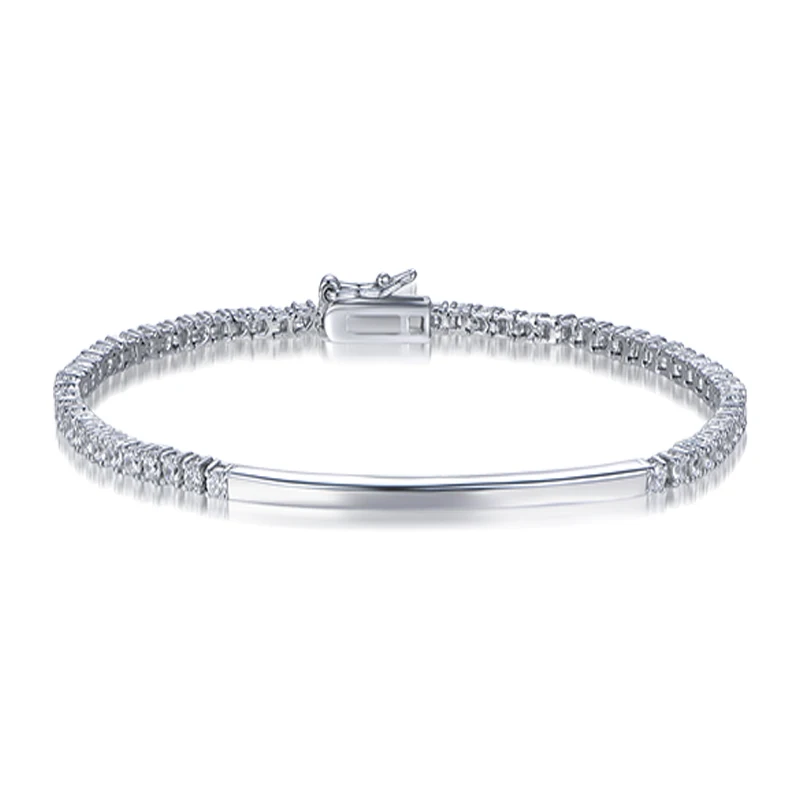 Tennis Bracelet Cubic - TKJ 925 Gümüş Yığılmış Tenis Bilezikleri