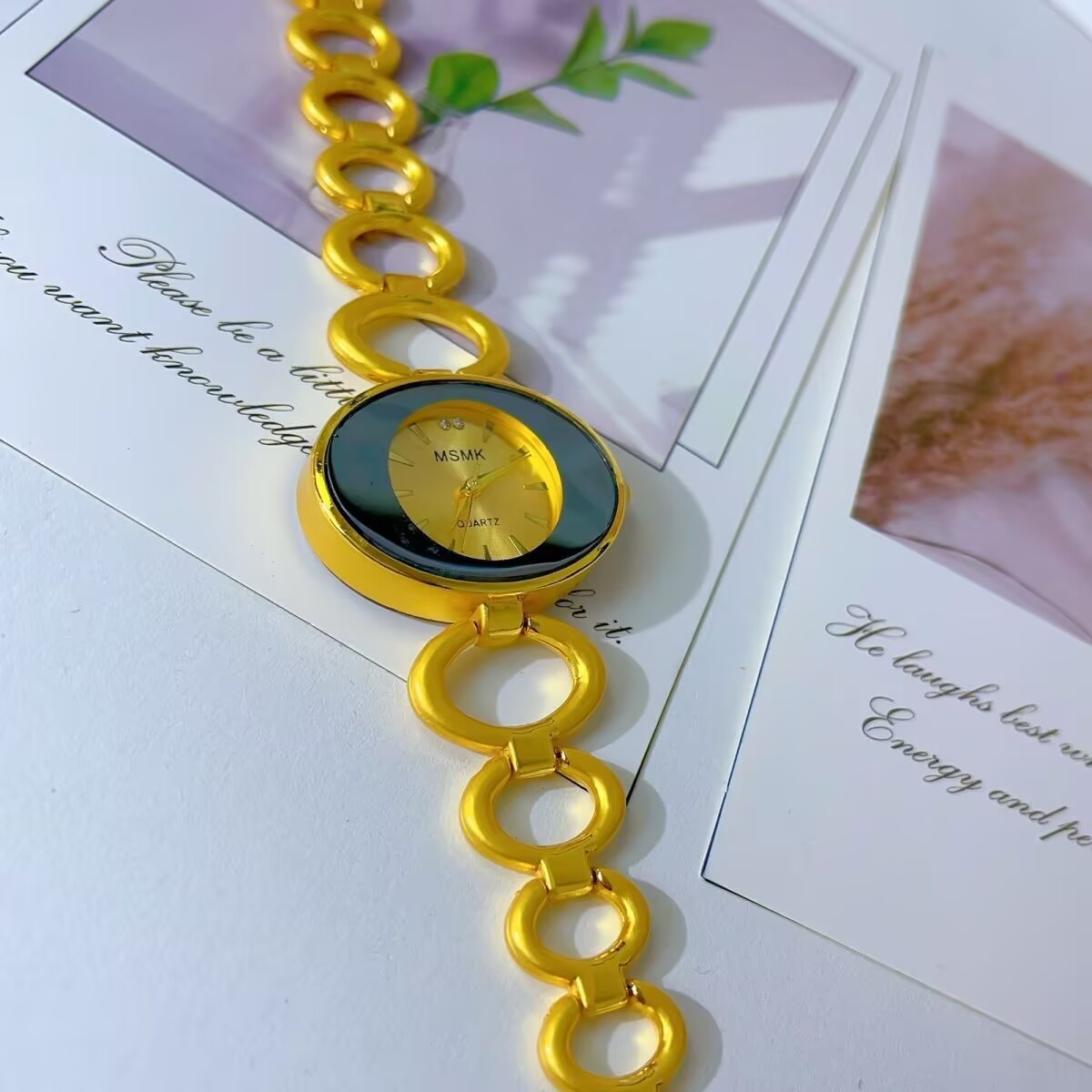Jewelry With Watches - Yeni Amerikan 24K Altın Kaplama Izle