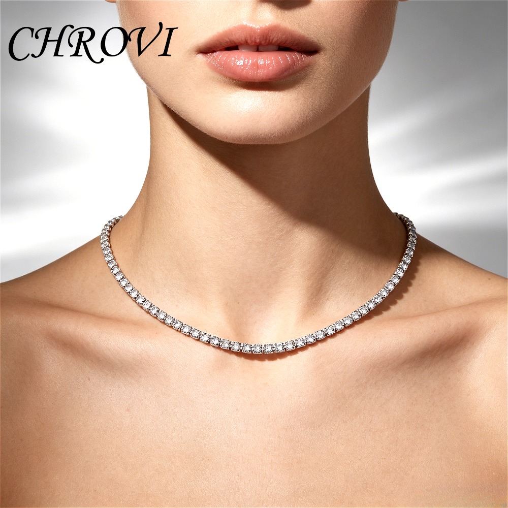 Tatlı 925 Ayar Gümüş 40-45CM 2 - Tennis Bracelet Cubic incelemesi ve fiyatı