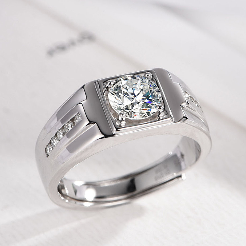 Yeni 925 Ayar Gümüş Erkek Yüzü - Statement Cocktail Ring incelemesi ve fiyatı