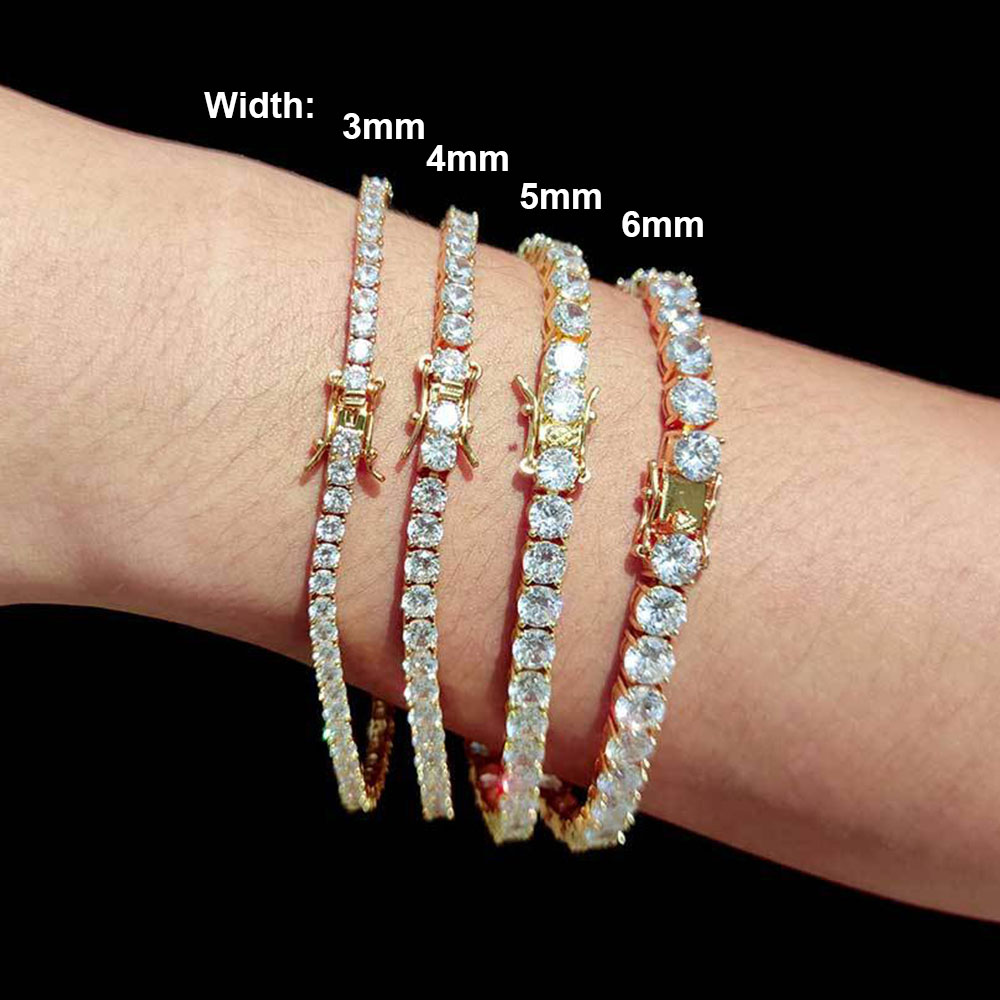 NY Moda 3/4/5/6mm Tenis Zincir - Tennis Bracelet Cubic incelemesi ve fiyatı