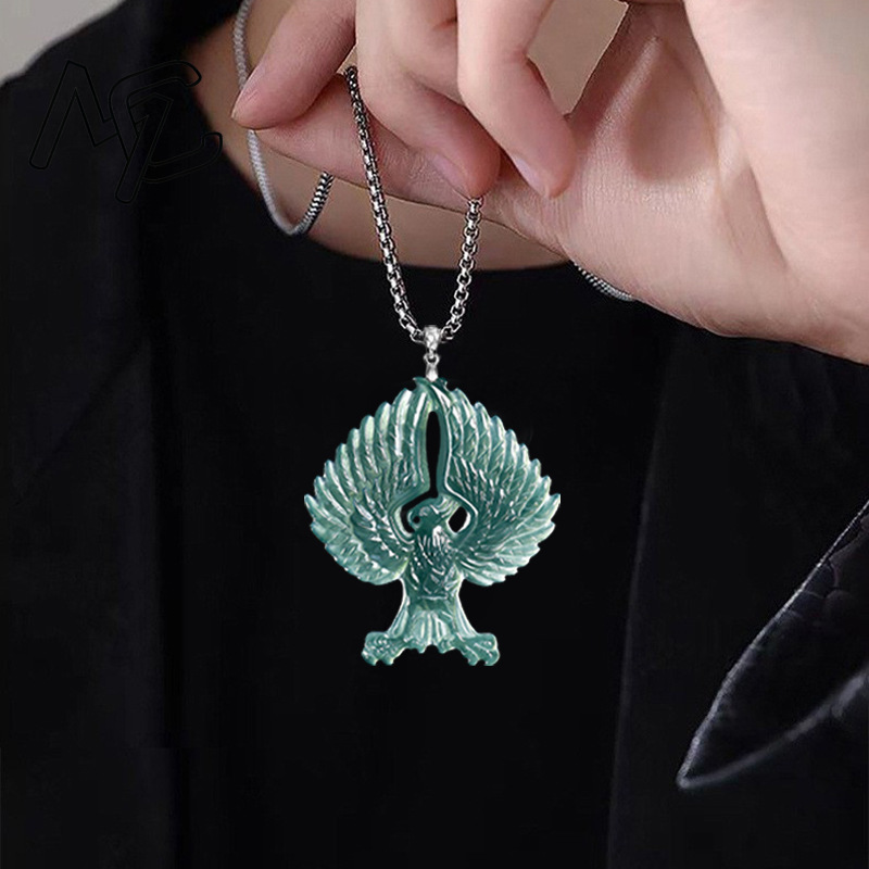 S925 Gümüş Doğal Zümrüt Yeşim  - Necklace Pendant incelemesi ve fiyatı