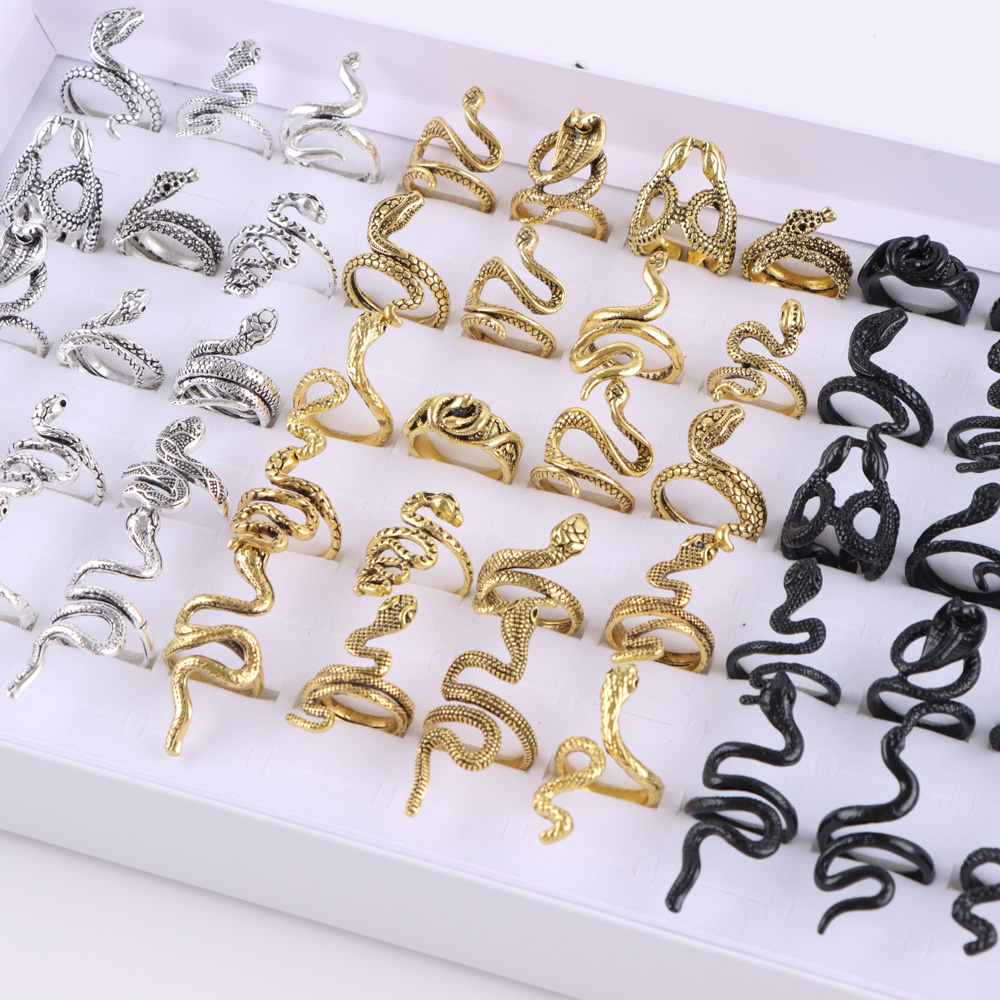 10/20/30/50 adet/grup moda Pun - Gothic Skull Ring incelemesi ve fiyatı