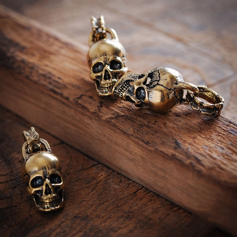 Vintage Punk Kafatası Anahtarl - Gothic Skull Ring incelemesi ve fiyatı