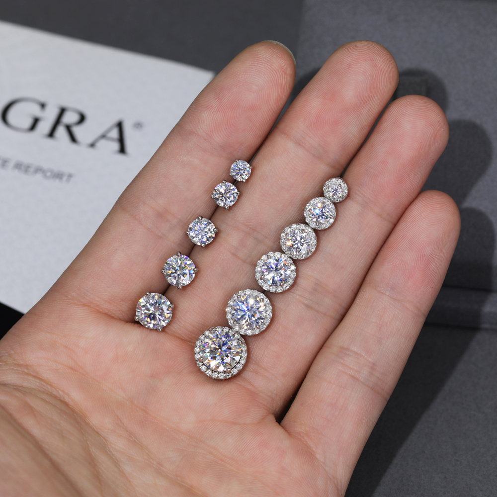 NASIA Premium Beyaz/Renkli Moi - Diamond Stud Earrings incelemesi ve fiyatı