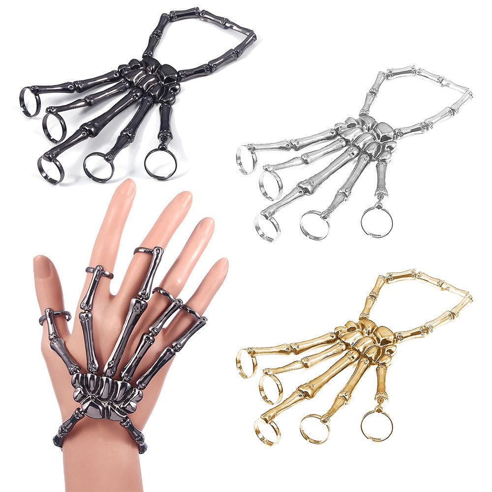 Metal Bileklik Parti Punk Goti - Gothic Skull Ring incelemesi ve fiyatı