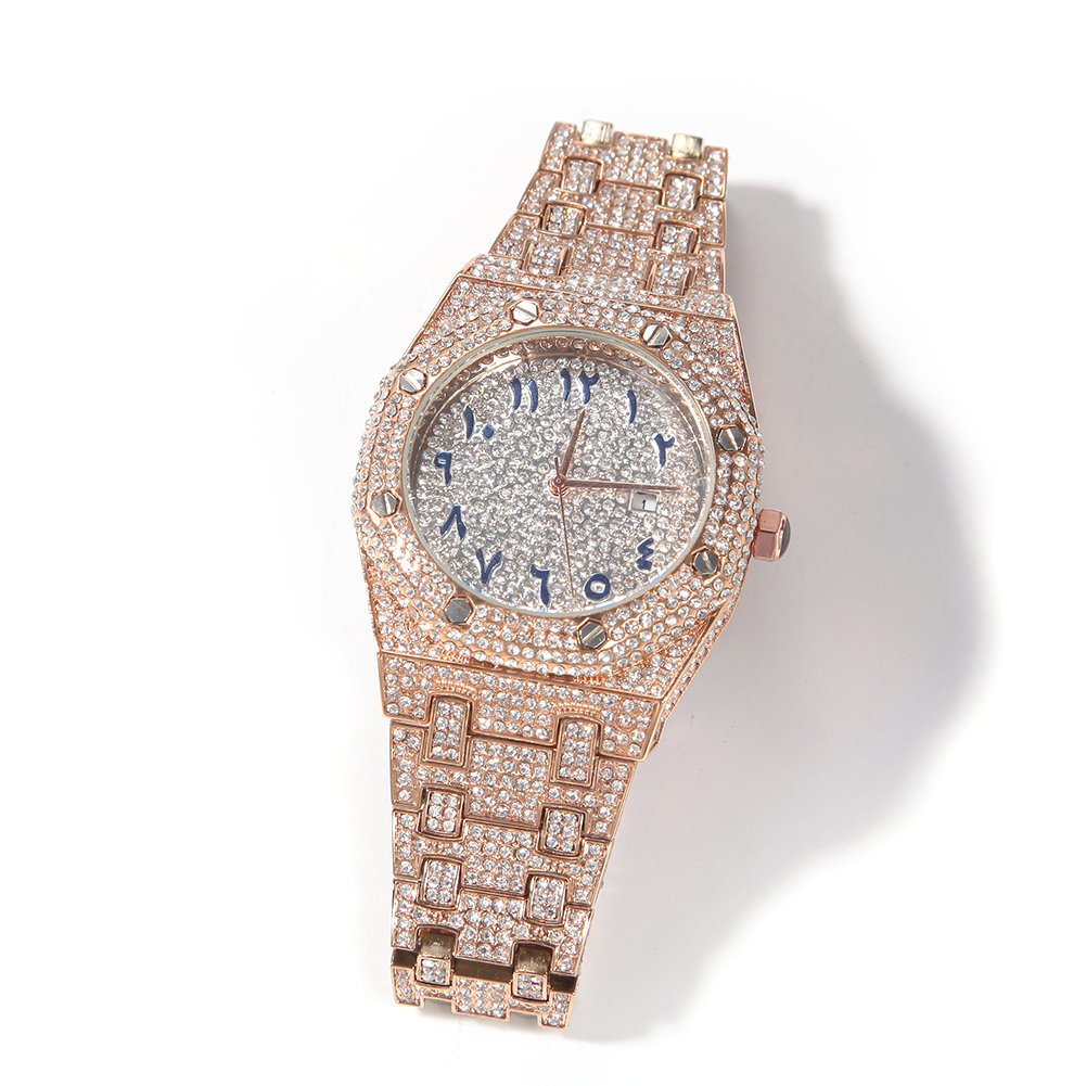 BLING kral arapça rakamları Me - King'S Jewelry Watches incelemesi ve fiyatı