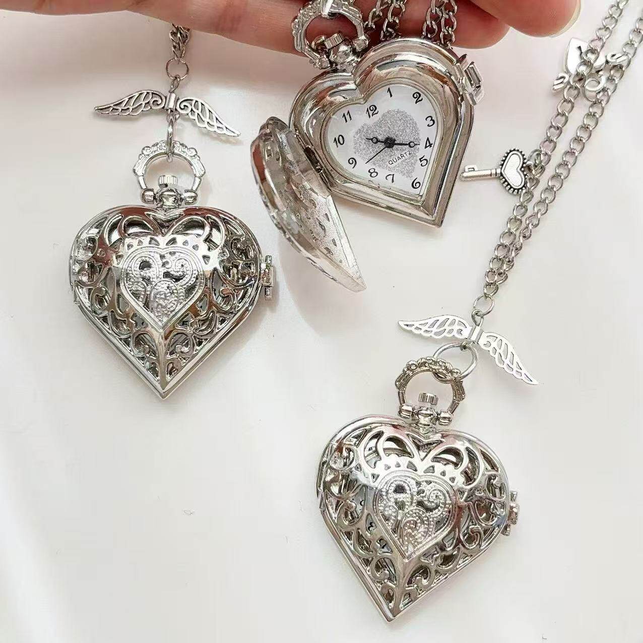 Y2K Hollow Heart Cep Saati Zin - Vintage Jewelry Watches Women incelemesi ve fiyatı