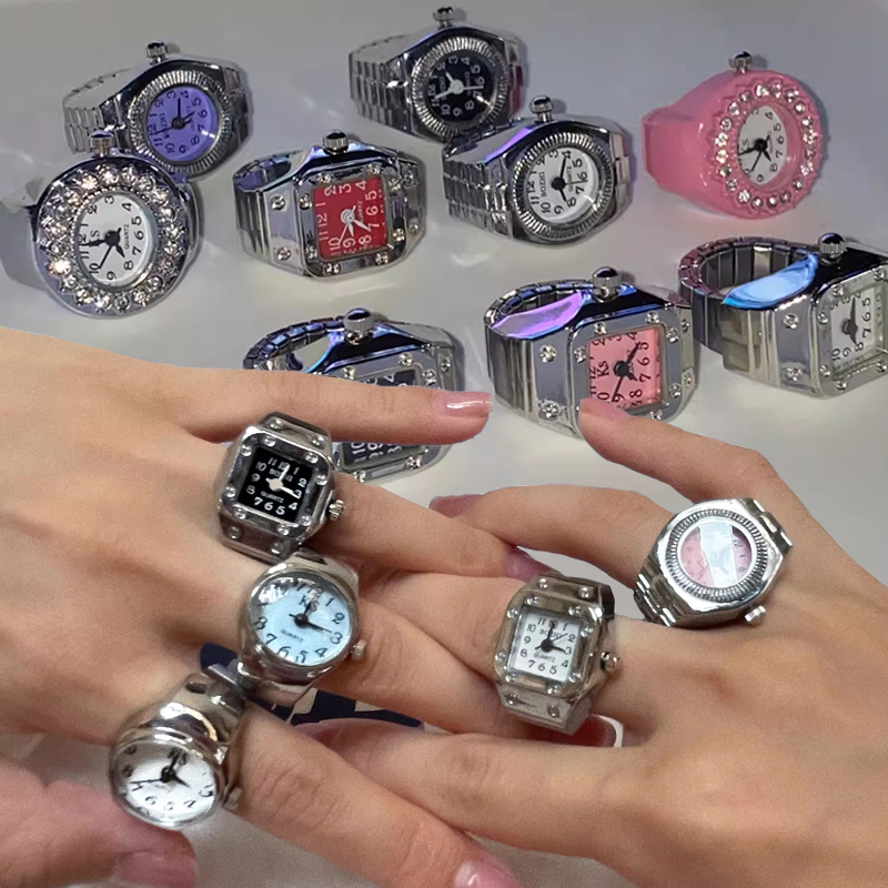 Vintage Gümüş Mini Punk Saatle - Vintage Jewelry Watches Women incelemesi ve fiyatı