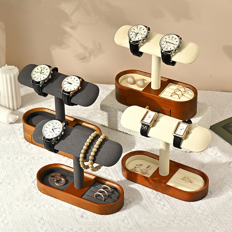 Oirlv katı ahşap saat organiza - Jewelry With Watches incelemesi ve fiyatı