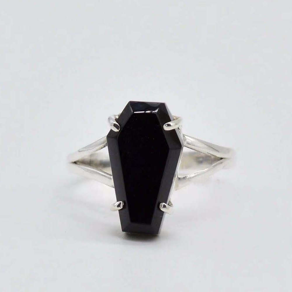 Vintage vampir cadılar bayramı - Gothic Skull Ring incelemesi ve fiyatı
