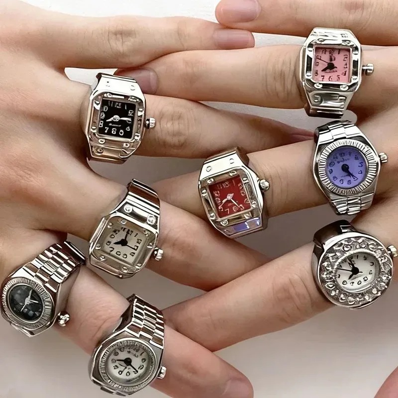 Vintage 80'ler Punk Saat Yüzüğ - Vintage Jewelry Watches Women incelemesi ve fiyatı