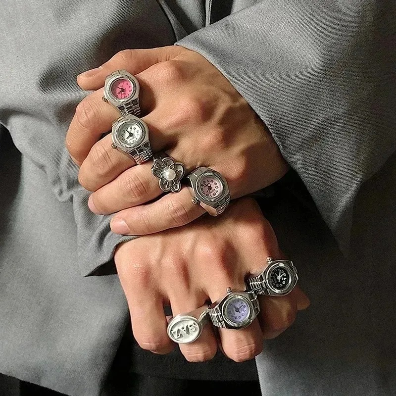 Vintage 80'ler Punk Saat Yüzüğ - Vintage Jewelry Watches Women incelemesi ve fiyatı