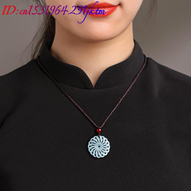 Burma Yeşim Taşı Çiçek Kolye U - Necklace Pendant incelemesi ve fiyatı