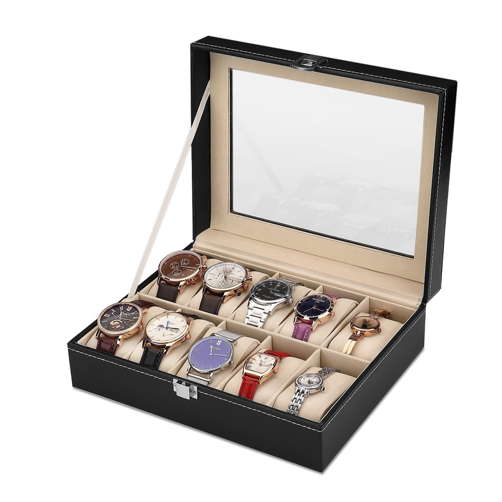 10-bit PU deri gri pazen İzle  - Best Jewelry Watches Women incelemesi ve fiyatı