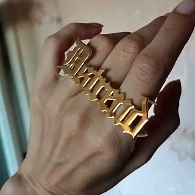 Erkekler Kadınlar için özel Ad - Statement Cocktail Ring incelemesi ve fiyatı
