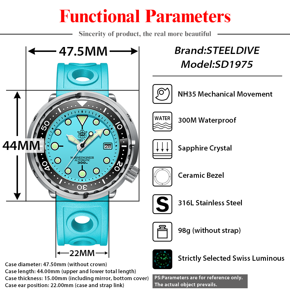 STEELDIVE SD1975 Erkek Otomati - Citizen Watch Tsuyosa incelemesi ve fiyatı