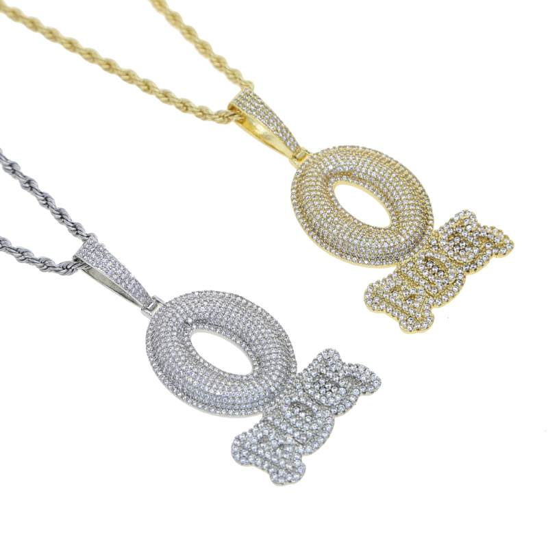 Buzlu Out Mektup O Blok Kolye  - Tennis Bracelet Cubic incelemesi ve fiyatı