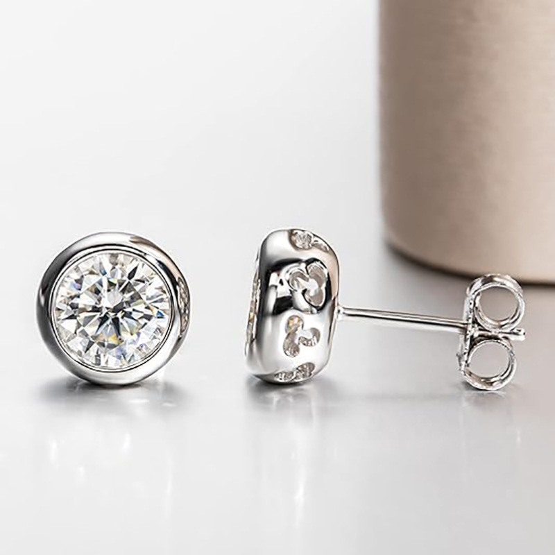 Gerçek D Renk Mozanit Pırlanta - Diamond Stud Earrings incelemesi ve fiyatı