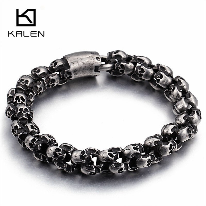Kalen Punk uzun mat kafatası k - Gothic Skull Ring incelemesi ve fiyatı