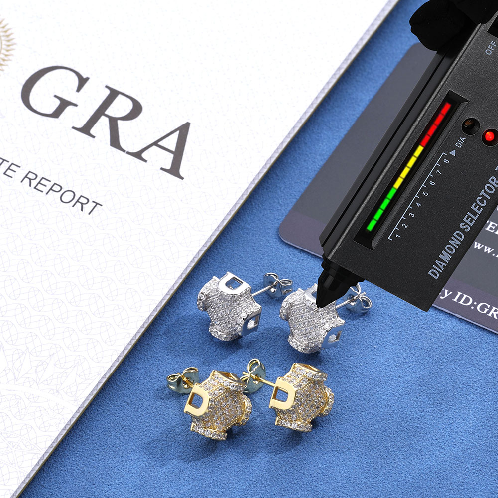 ESKEEM Güzel Takı 12mm Buzlu O - Diamond Stud Earrings incelemesi ve fiyatı