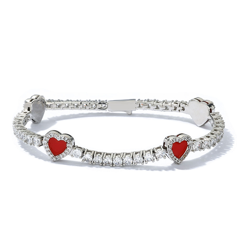 ESKEEM Çok Satan Renkli Kalp Ş - Tennis Bracelet Cubic incelemesi ve fiyatı