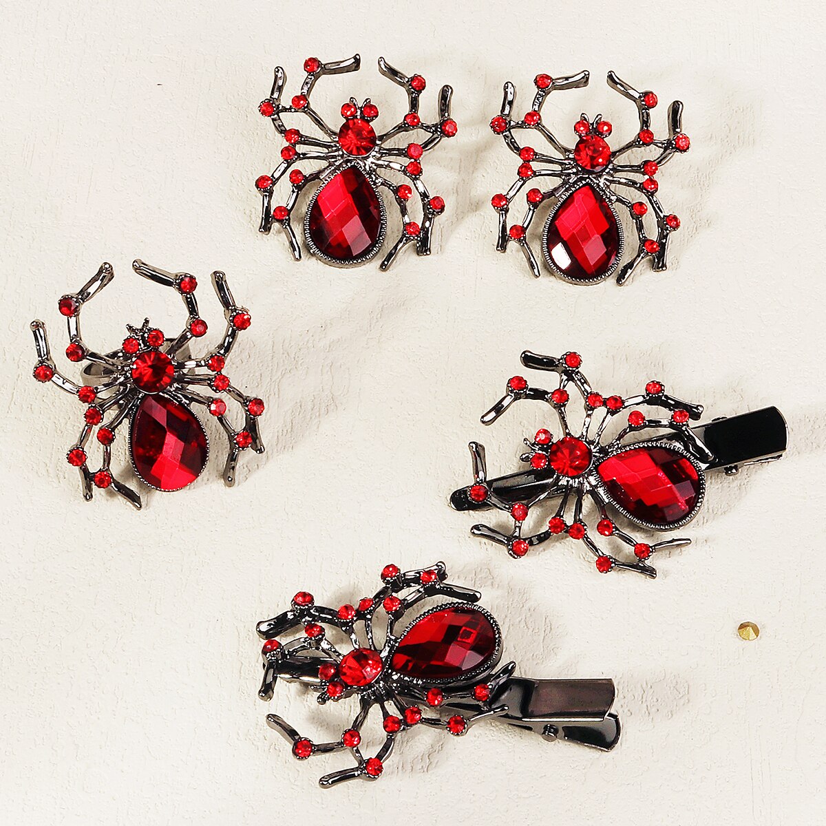 Gotik Punk Siyah Örümcek Hayva - Gothic Skull Ring incelemesi ve fiyatı